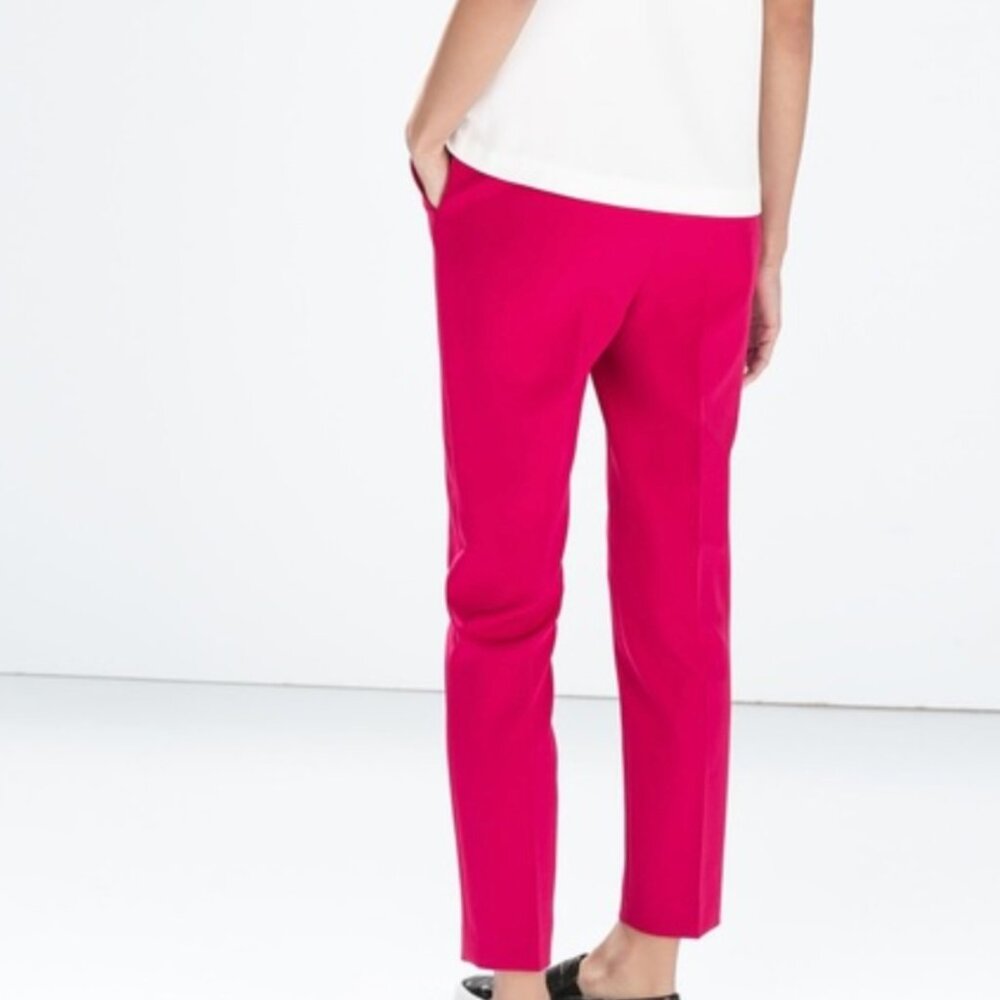 Zara basics hot pink Tapered pant